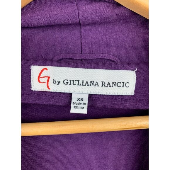 G By Giuliana Rancic Purple Open-Front Cardigan XS - Picture 4 of 4